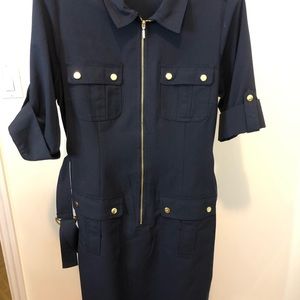 Sharagona Size 12 Women’s dress NWT Navy color